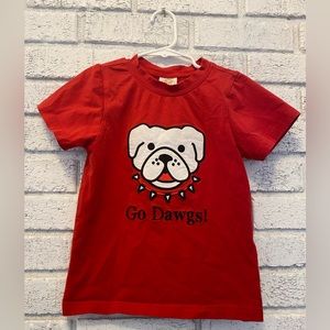 Little Bear Smocks Georgia Bulldogs Tee. Boys Size 5. EUC